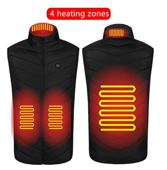 Heated Vest Coat Washable Usb Charging Electric