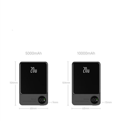 Macsafe Magnetic Wireless Power Bank For Iphone 12 13 14 External Auxiliary Battery Charger