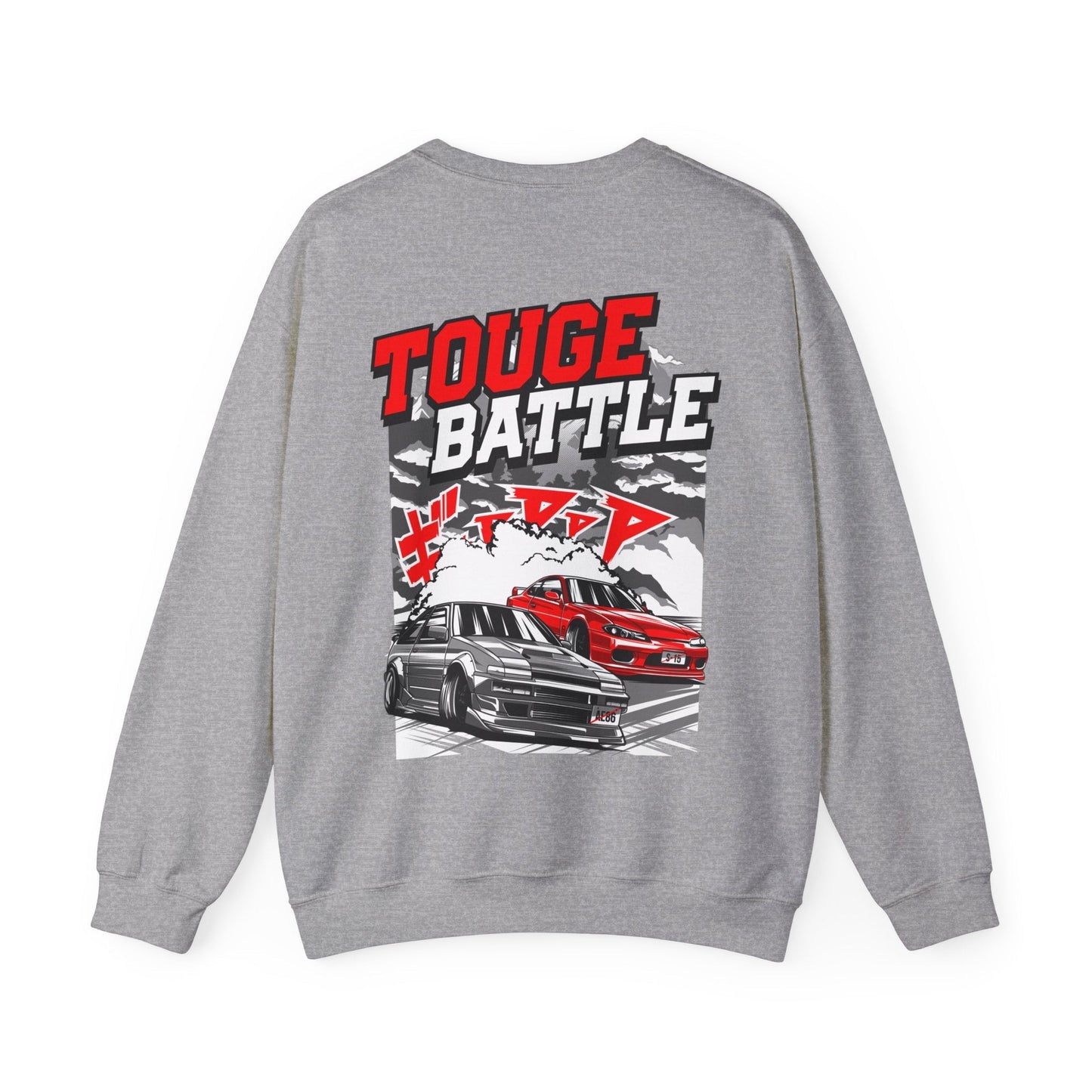 TOUGE BATTLE "AE86 VS S-15" GRAPHIC SWEATER