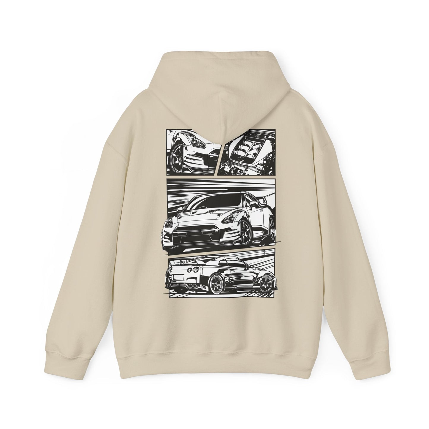 NISSAN GT-R R35 COMIC GRAPHIC HOODIE