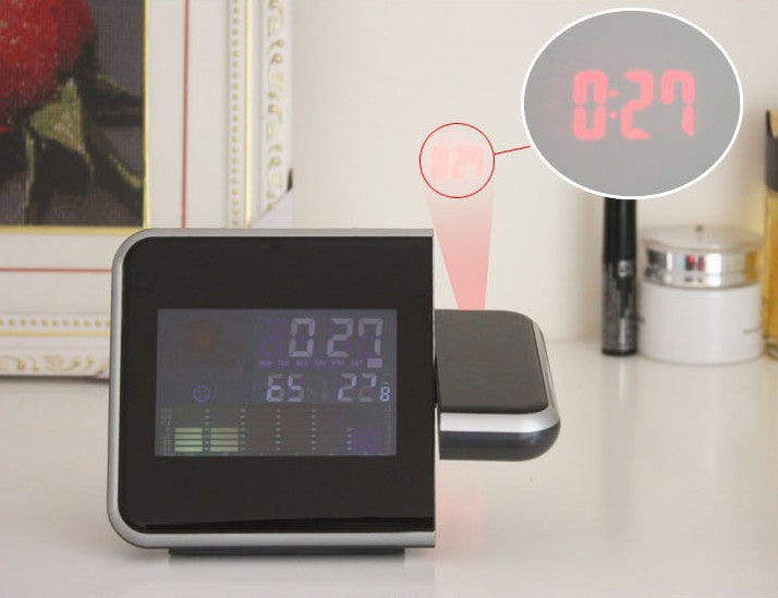 Home Electronic Weather Forecast Projection Clock