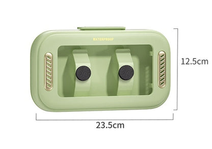 Caja universal impermeable para teléfono de baño