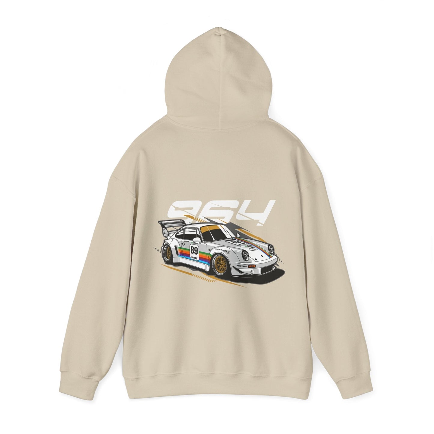 PORSCHE 964 RWB "APPLE COMPUTER INC" GRAPHIC HOODIE