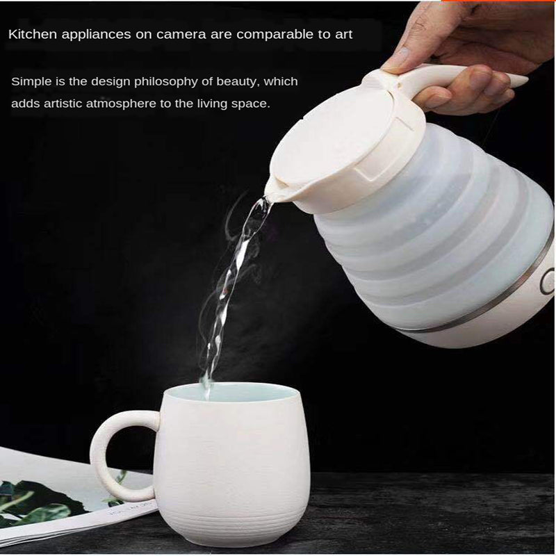 Foldable Electric Water Kettle Silicone Traveller Kettle Portable