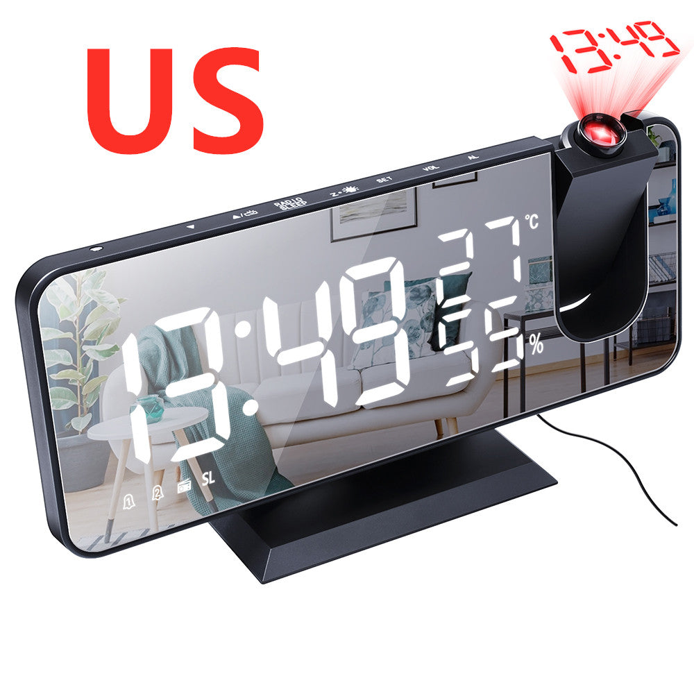 Multifunctional Radio Projection Alarm Clock