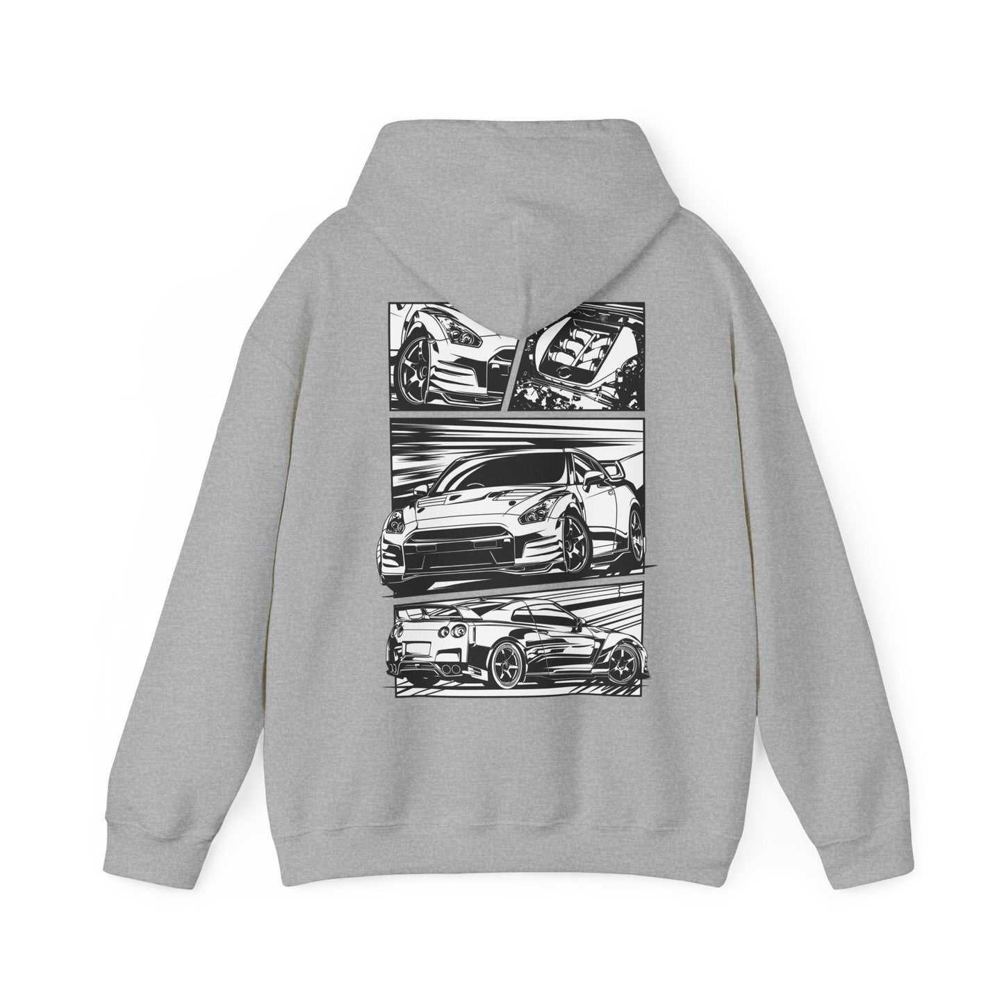 NISSAN GT-R R35 COMIC GRAPHIC HOODIE