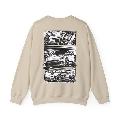 NISSAN GT-R R35 COMIC GRAPHIC SWEATER