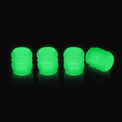 Cars/Bikes Luminous Valve Cap Vacuum Tire Valve Luminous Core Cover