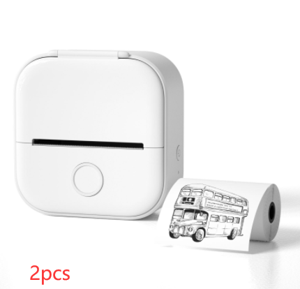 Portable Mini Thermal Label Printer Home Photo Bluetooth  Printer for Students Price Tag