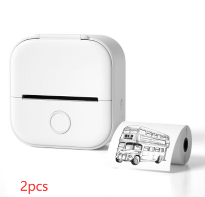 Portable Mini Thermal Label Printer Home Photo Bluetooth  Printer for Students Price Tag