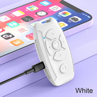 Mobile Phone Bluetooth Remote Control Wireless Rechargeable  Page Turning Controller