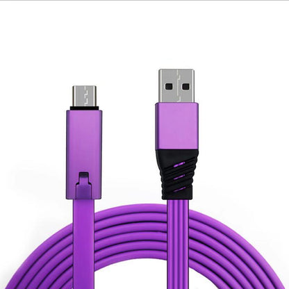 Re Connectable USB charging cable for Micro, Type-C & I Phones renewable data line