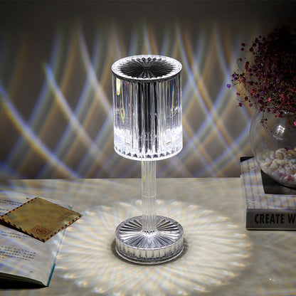 Modern Led Diamond Crystal Table Touch Lamp for Home décor Bedroom Bedside Decorating Night Lamp