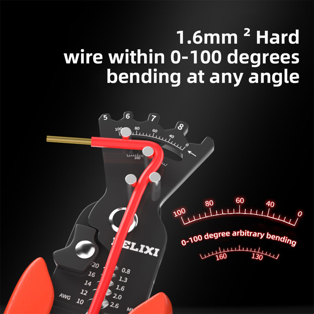 5-in-1 Multifunctional Wire Stripping Pliers for Electrician Wire Cutting, Stripping, Pressing