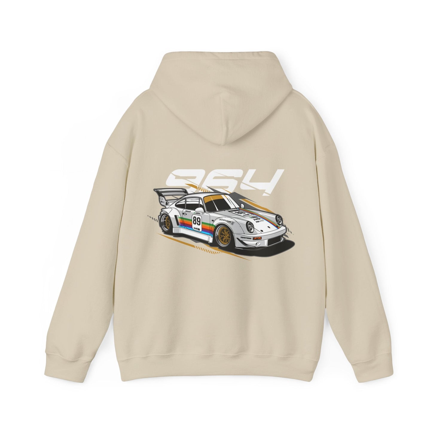 PORSCHE 964 RWB "APPLE COMPUTER INC" GRAPHIC HOODIE