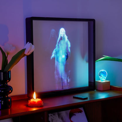 Naked-Eye 3D Hologram Projector LED Fan With Frame