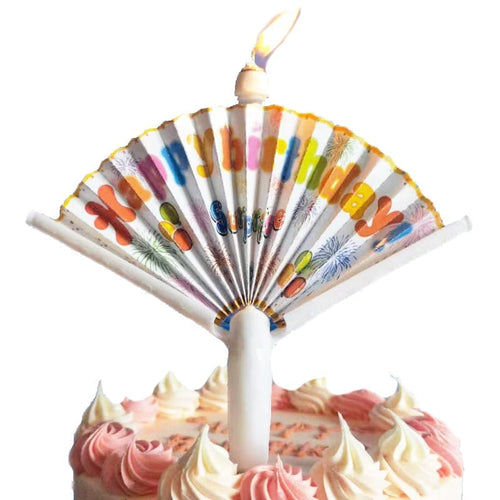 🎂🎂 Reusable Novelty Fan Birthday Candle