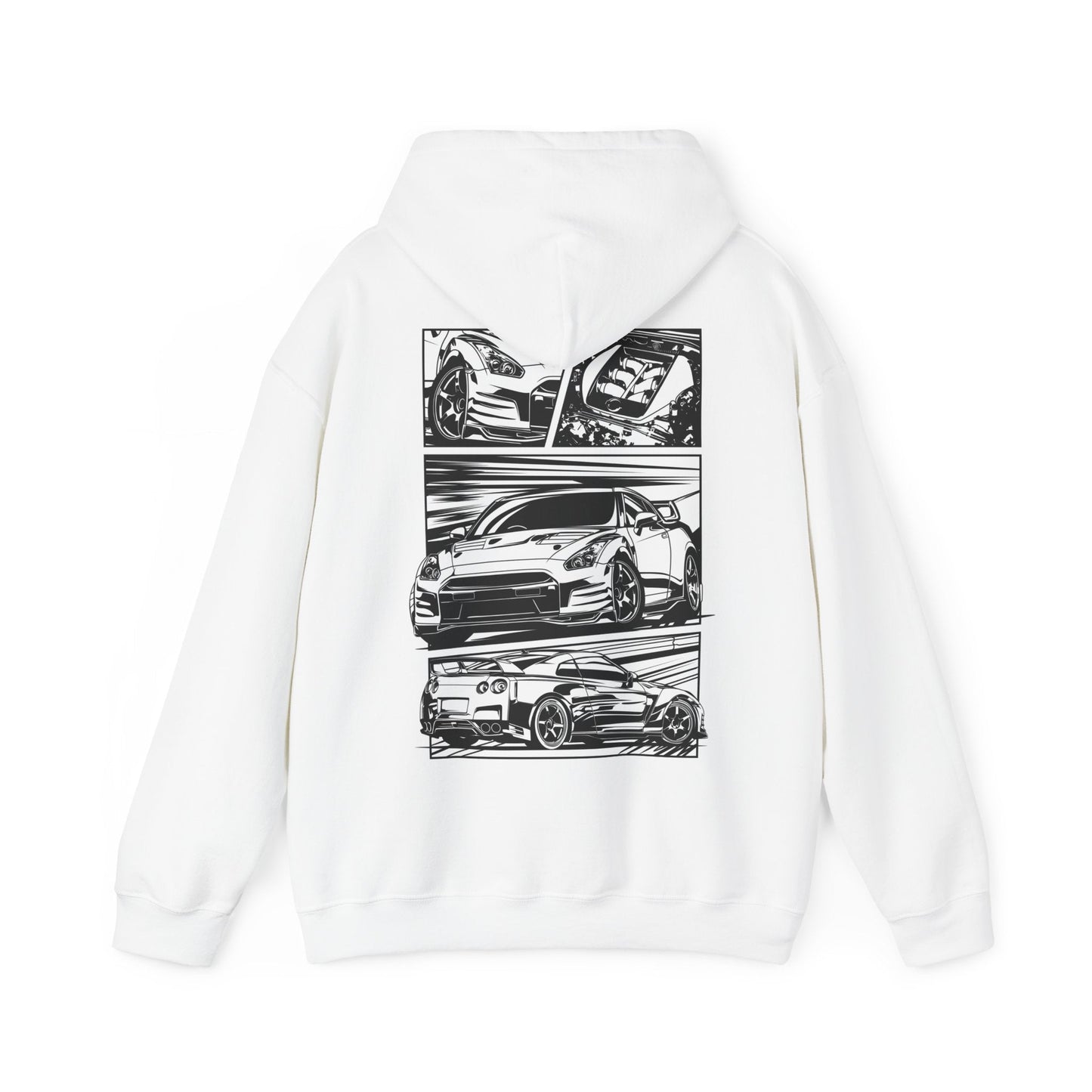 NISSAN GT-R R35 COMIC GRAPHIC HOODIE