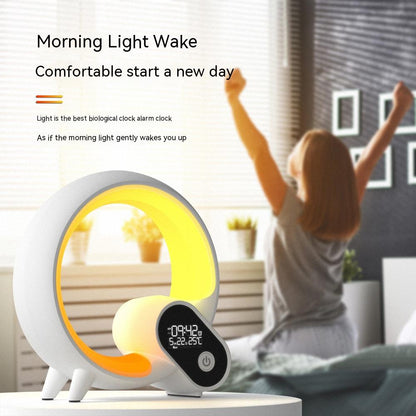 Colorful Alarm Clock with Bluetooth Audio