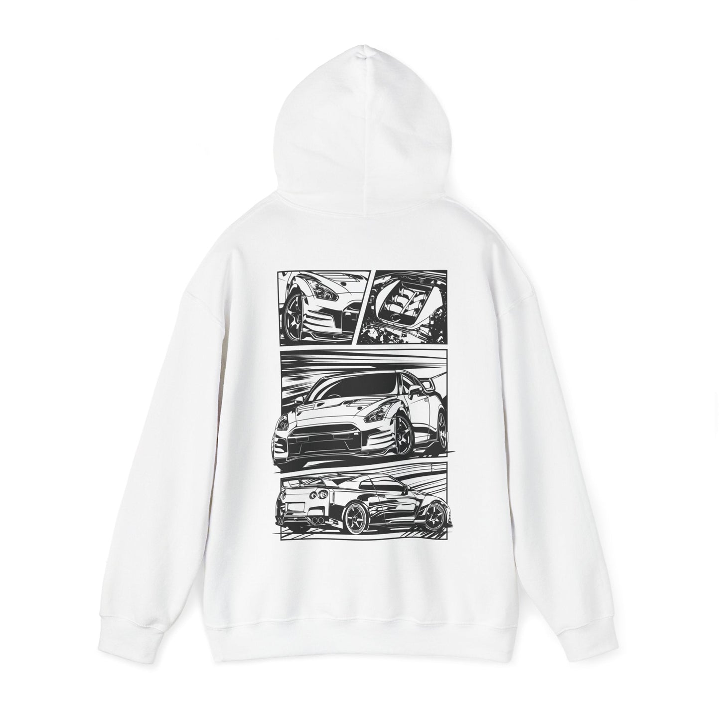 NISSAN GT-R R35 COMIC GRAPHIC HOODIE