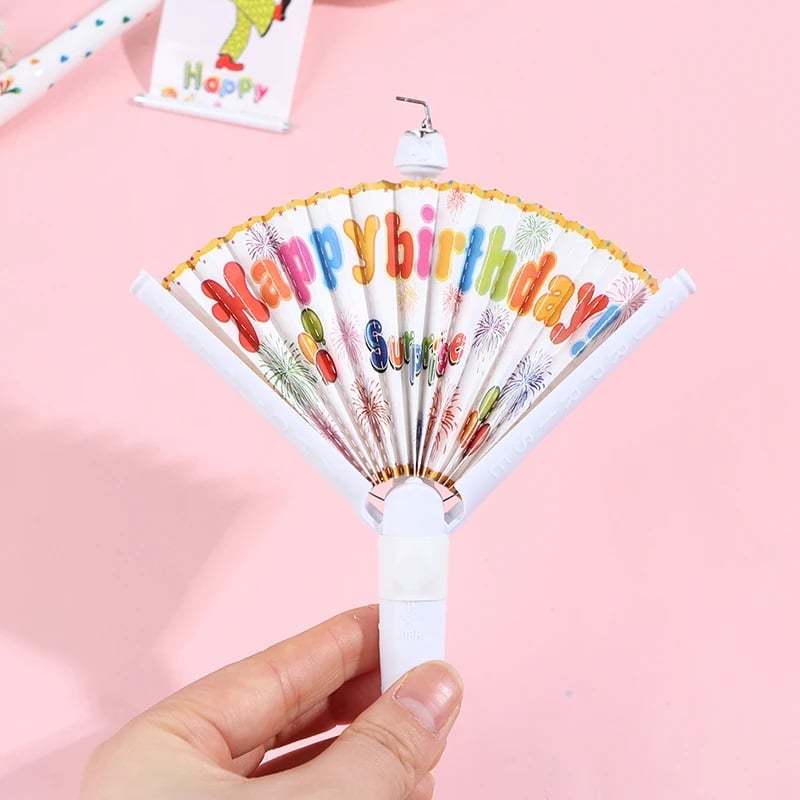 🎂🎂 Reusable Novelty Fan Birthday Candle