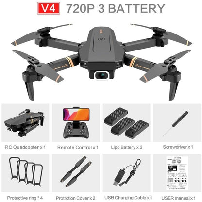 4K HD Folding Drone - Nova Gadget Store 2K Dual camera (2 Battery) / Hit Modern