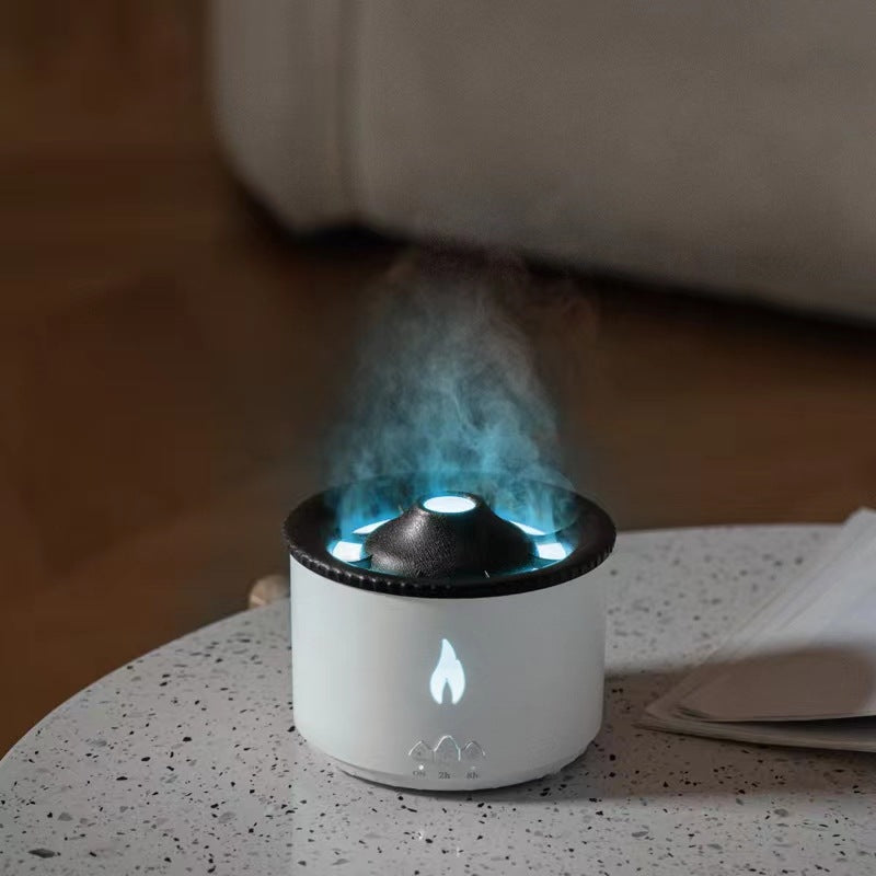 New Creative Ultrasonic Essential Oil Humidifier Volcano Aromatherapy Machine Spray