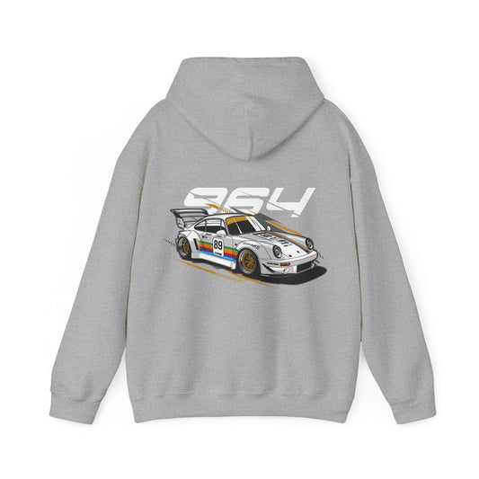 PORSCHE 964 RWB "APPLE COMPUTER INC" GRAPHIC HOODIE