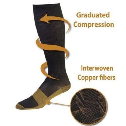 CopperMed Anti-Fatigue Compression Socks