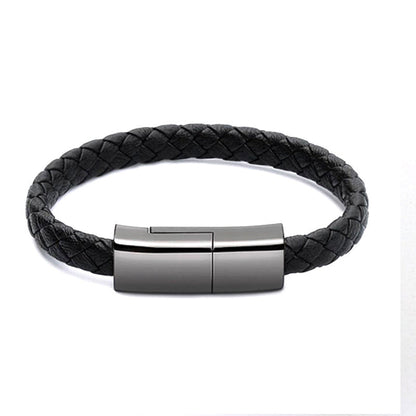 Bracelet USB Charging Cable for iPhone, USB-C & Micro