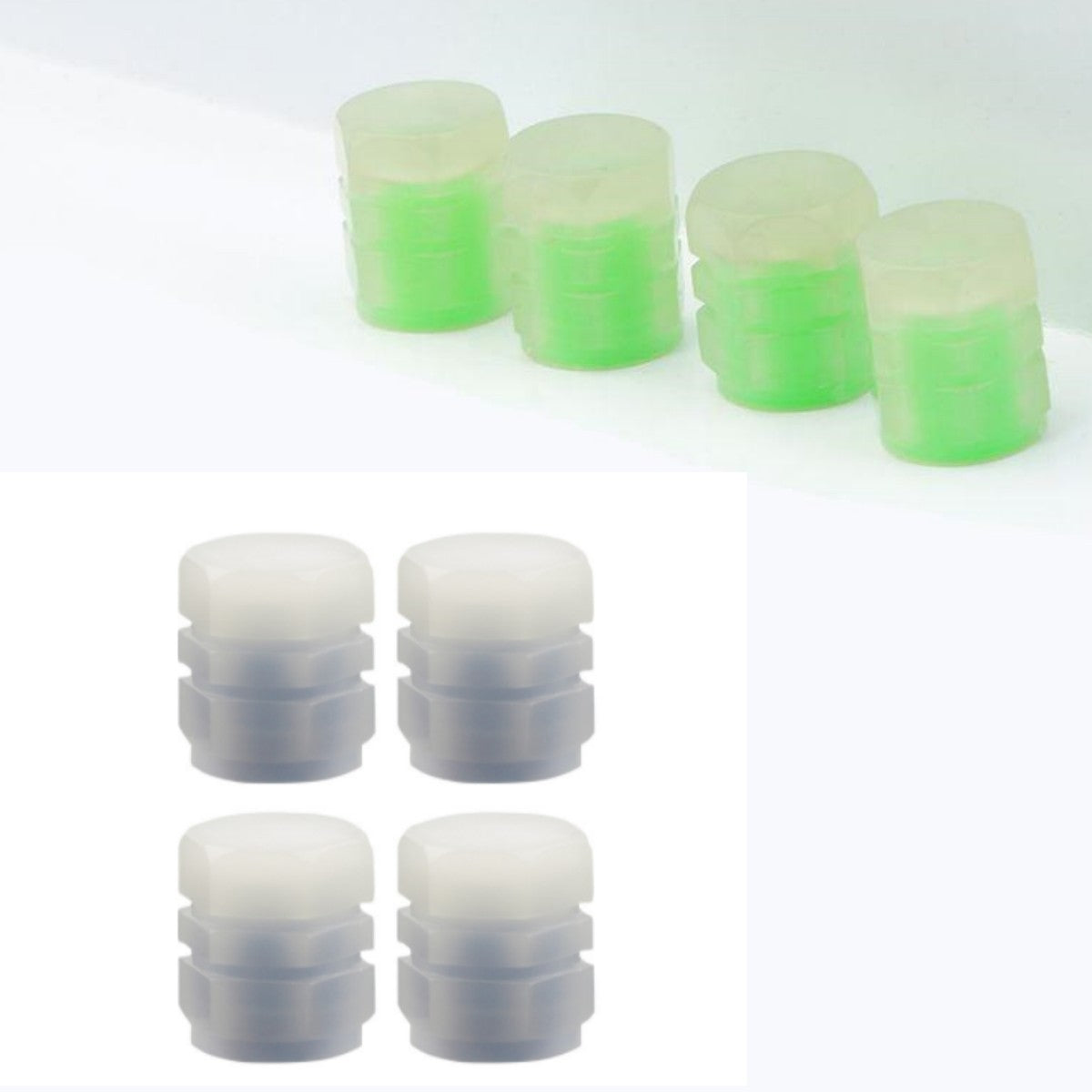 Cars/Bikes Luminous Valve Cap Vacuum Tire Valve Luminous Core Cover