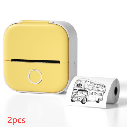 Portable Mini Thermal Label Printer Home Photo Bluetooth  Printer for Students Price Tag