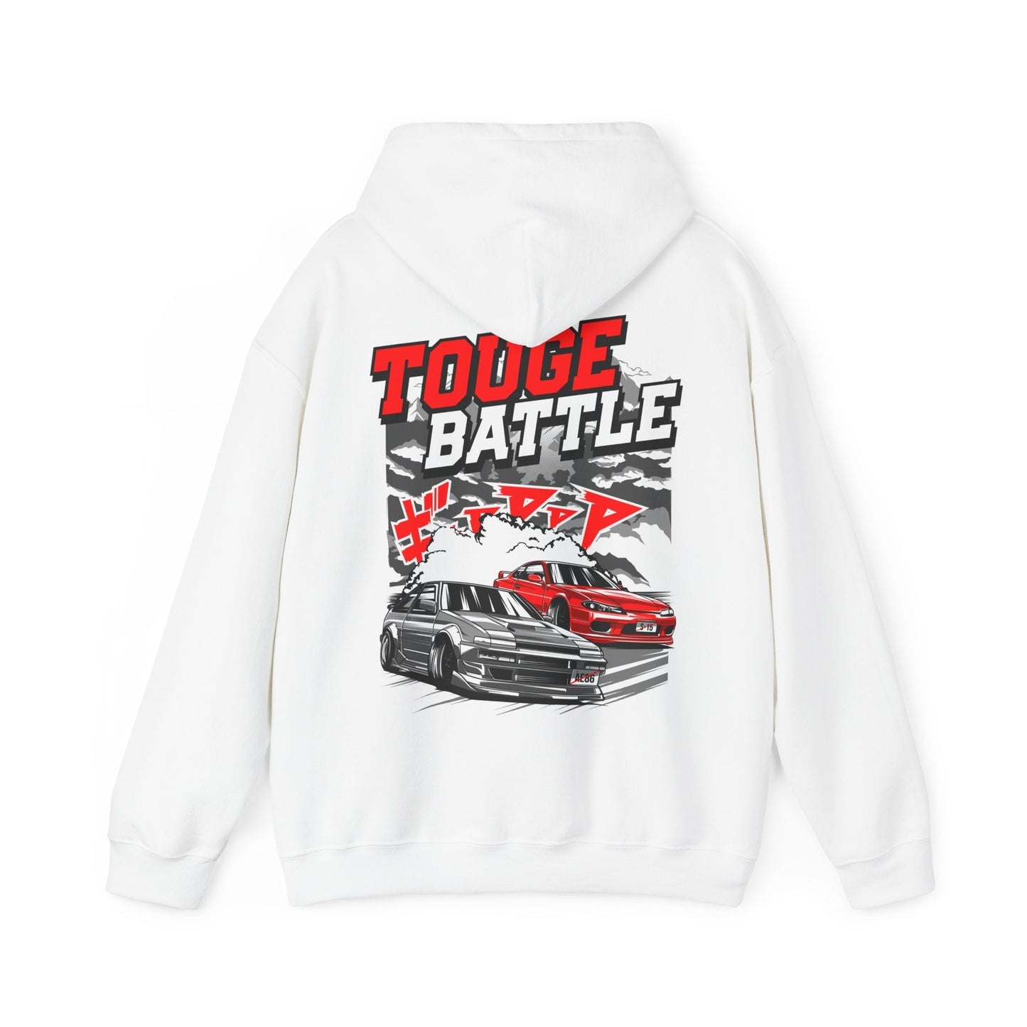 TOUGE BATTLE "AE86 VS S-15" GRAPHIC HOODIE