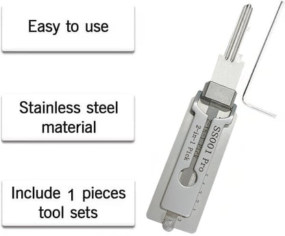 Kit de herramientas maestras de acero inoxidable