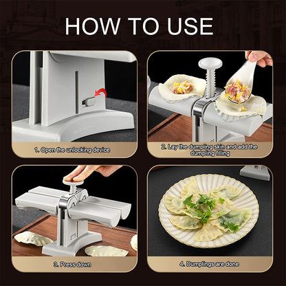 Automatic Dumpling Maker Utensils Mold Double-headed