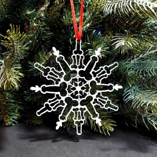 Weiner Snowflake Ornament