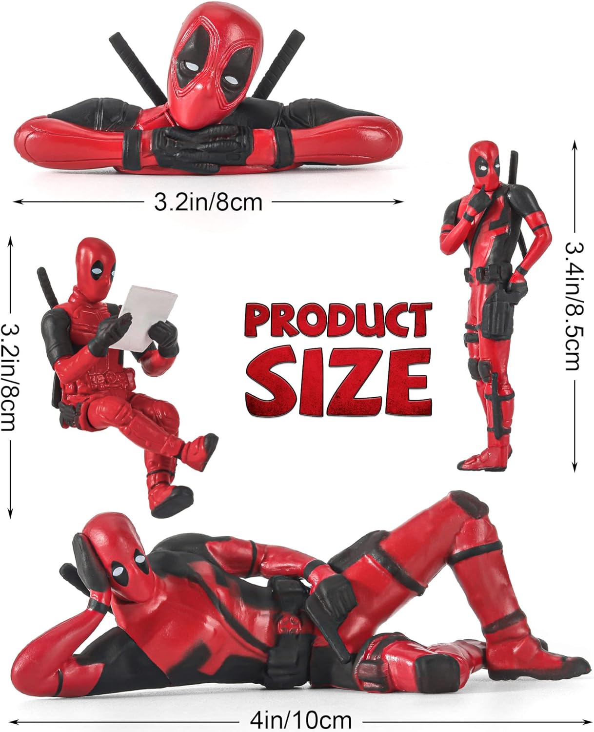 Deadpool Action Figures - Pack of 6