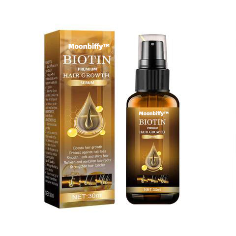 （🔥LAST DAY SALE-80% OFF) Moonbiffy™ Biotin Premium Hair Growth Serum