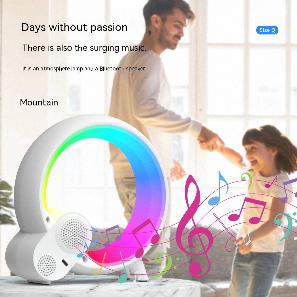 Colorful Alarm Clock with Bluetooth Audio