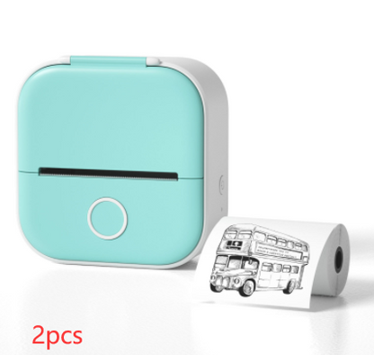 Portable Mini Thermal Label Printer Home Photo Bluetooth  Printer for Students Price Tag