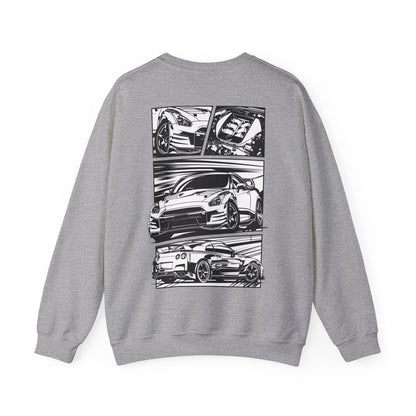 NISSAN GT-R R35 COMIC GRAPHIC SWEATER