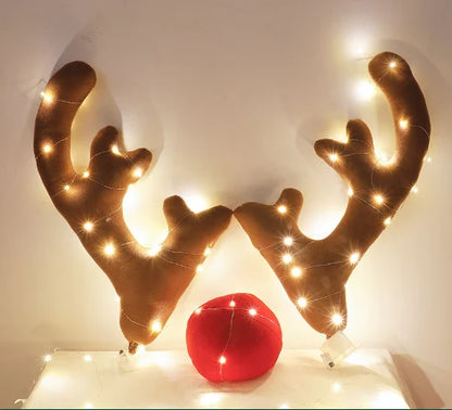 🎄2023-Christmas Hot Sale🎁Premium Reindeer Car Kit Antlers