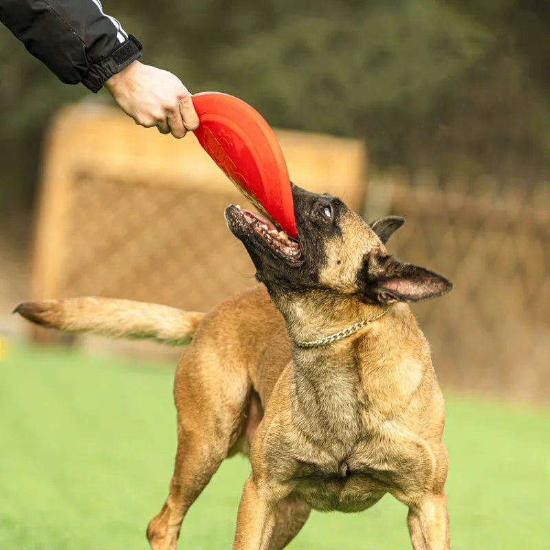 Durable dog rubber flying disc