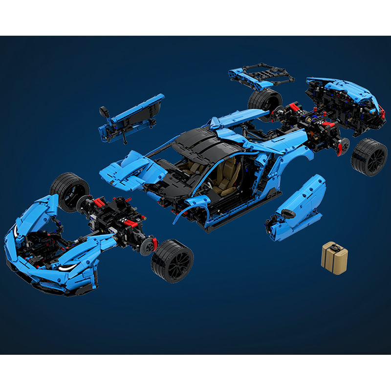 Blue Bull 3842pcs