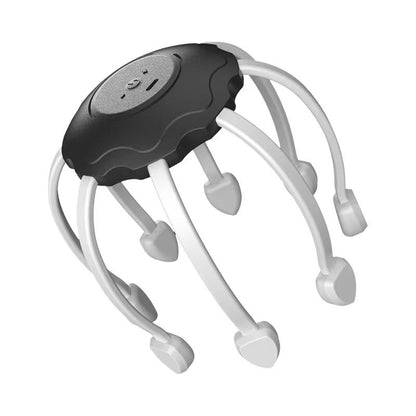 Smart Electric Octopus Head Massager Multi-contact Dot Matrix Vibration Stress Relief