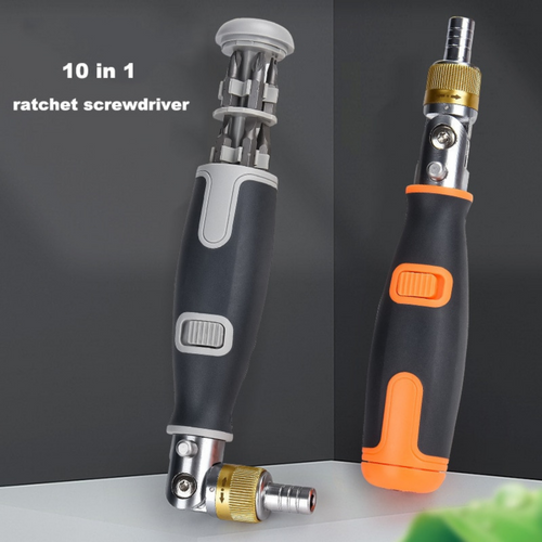 Portable ratchet screwdriver set 10 in 1 hidden screwdriver