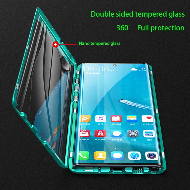 360 Double Sided Magnetic Metal Case For Samsung Galaxy A Series