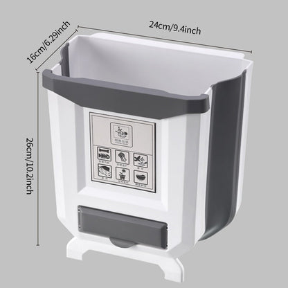 Foldable kitchen Trash Can