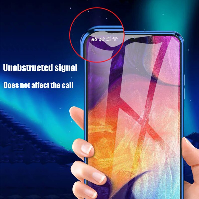 Double Sided Magnetic Metal Case For Samsung Galaxy S22 S21 UItra S10 Plus For Note10 20 A12