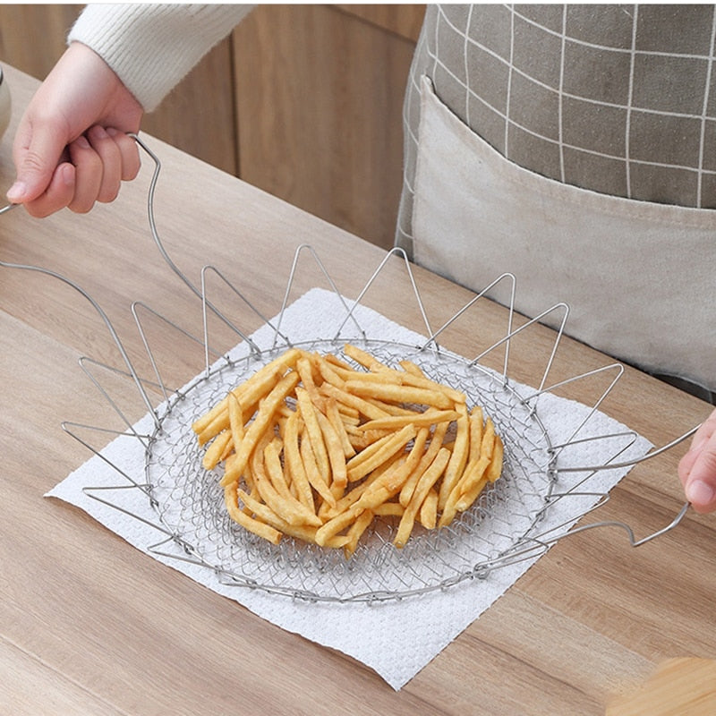 Foldable Fry Basket